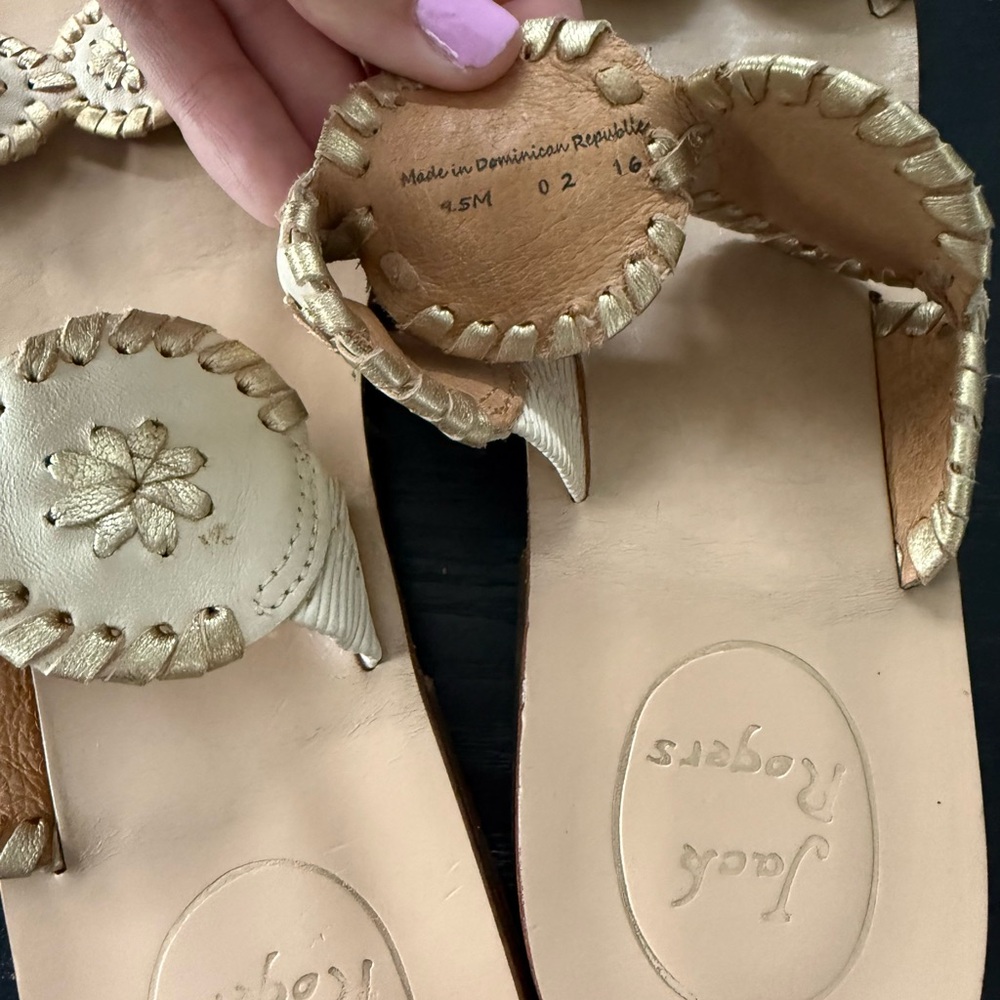 Jack Rogers Women's Gold Sandals